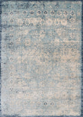Lt. Blue Ivory Rug N2750