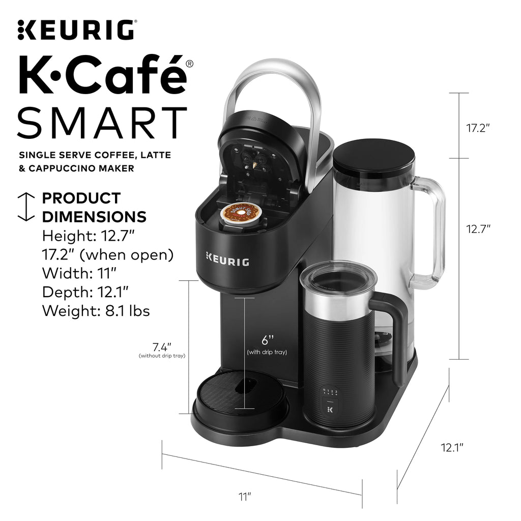 Single Serve Coffee, Latte and Cappuccino Maker, Black W88905