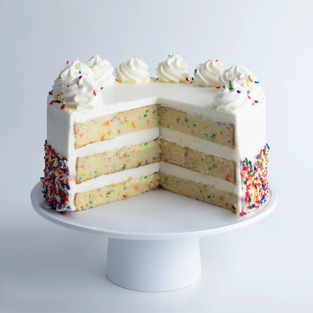 Vanilla Confetti Cake Large 10” Size N34788
