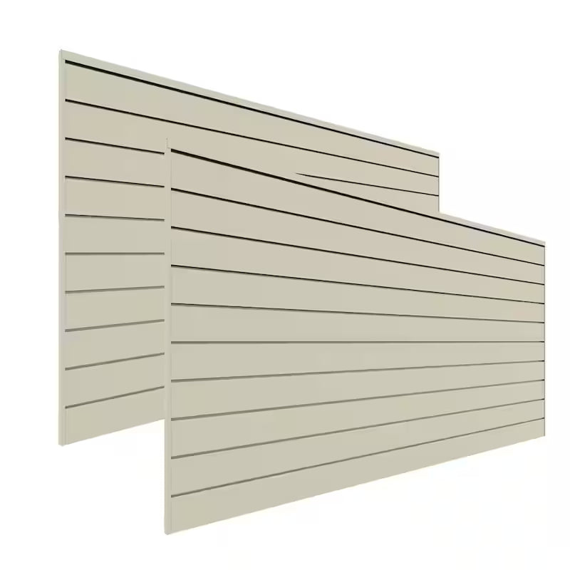 Slat Wall Panel Set Sandstone (2-Pack) E215545