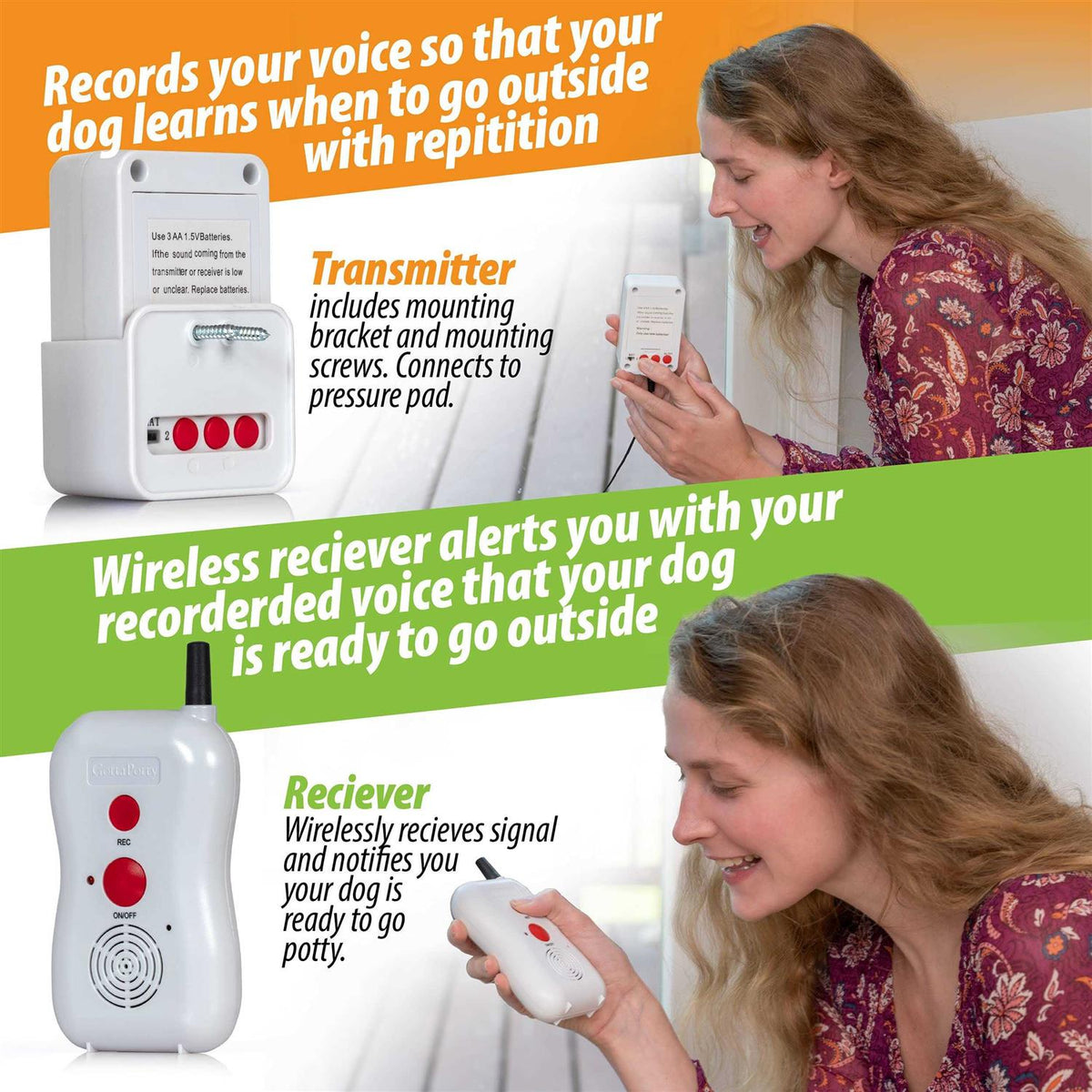 Wireless Dog Potty Training System B459814