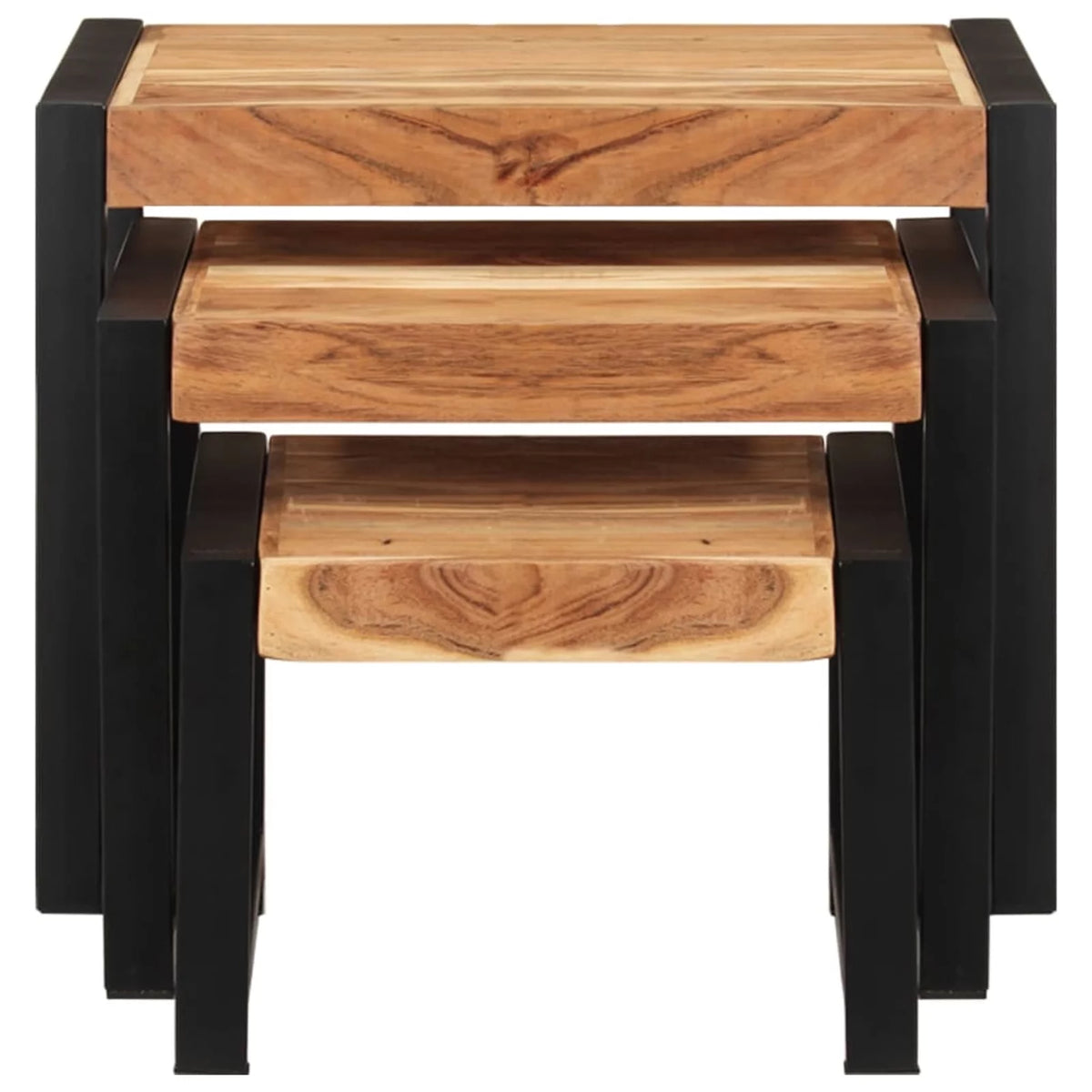 3 Piece Solid Wood Nesting Table Set M33574