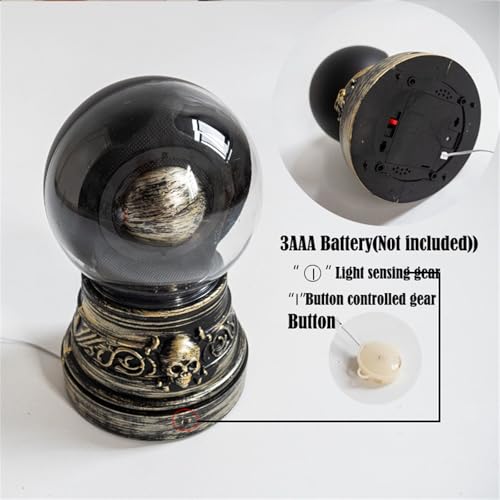 Flashing Glass Ball with Demon Eyes L268