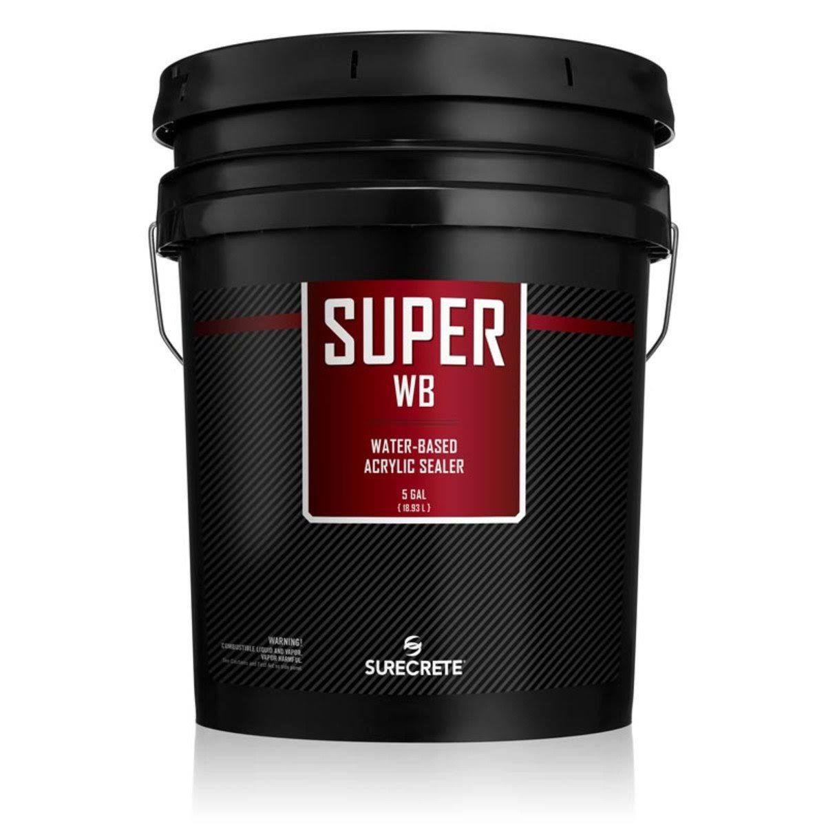 Water-Based Clear Acrylic Concrete Sealer 5 Gallon G89416