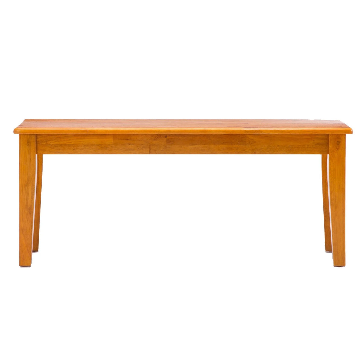 Oak Brown Wood Dining Bench L68772