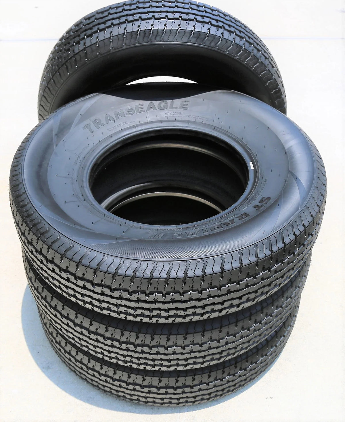Pair of 2 Steel Belted ST 205/75R15 Load E Trailer Tires Q31691