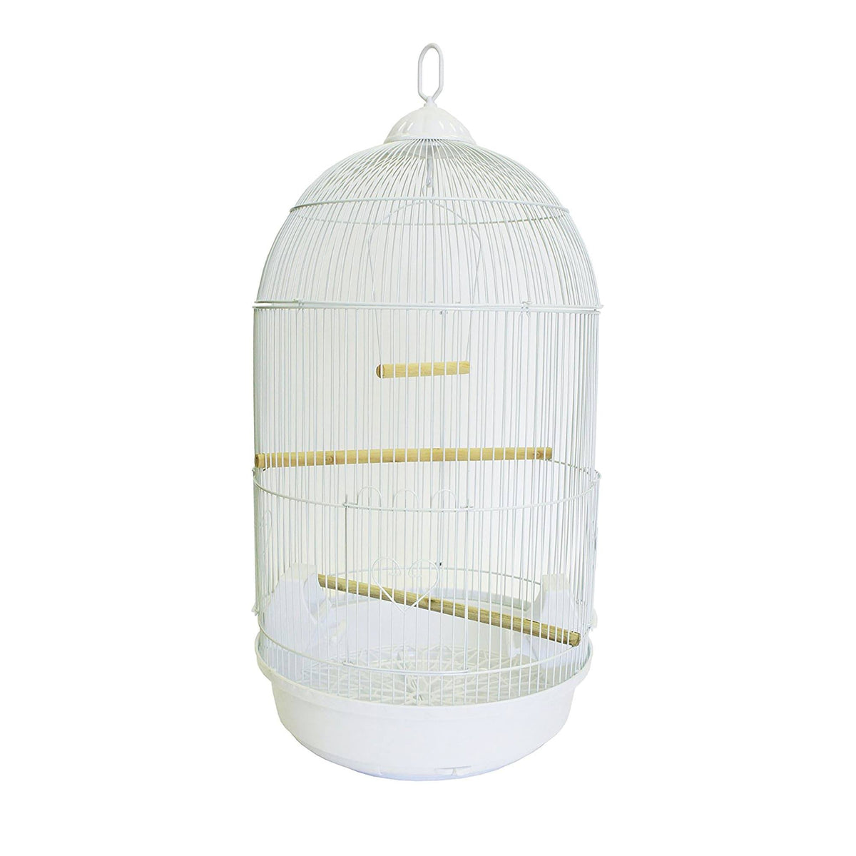 Round Bird Cage Large White Z1650