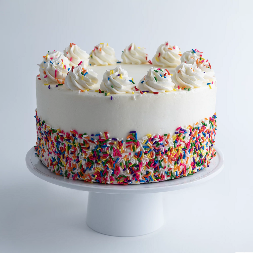 Vanilla Confetti Cake Large 10” Size N34788