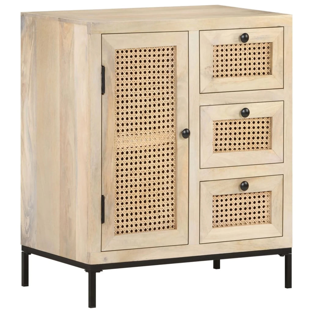 Solid Mango Wood and Natural Cane Sideboard H479600