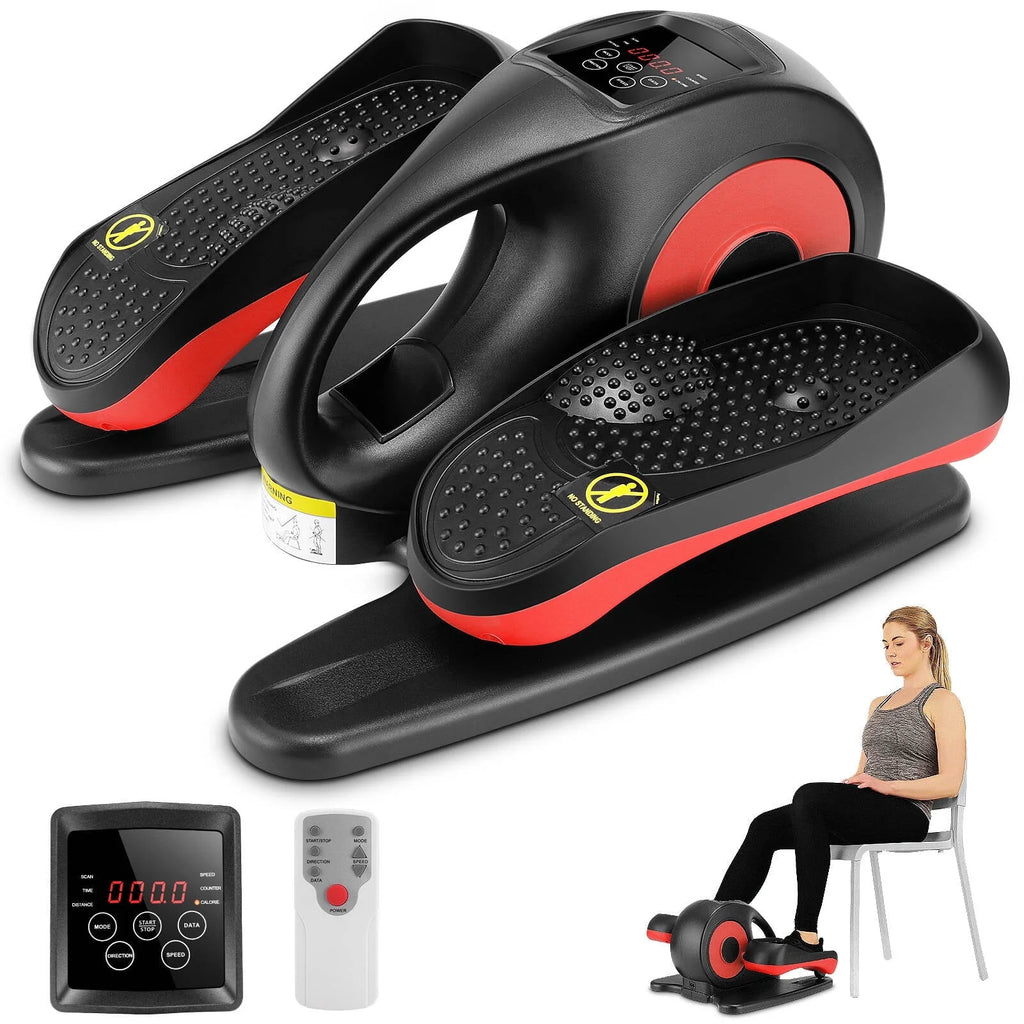 Under Desk Elliptical Pedal Exerciser with Remote & Data Monitor Q539845