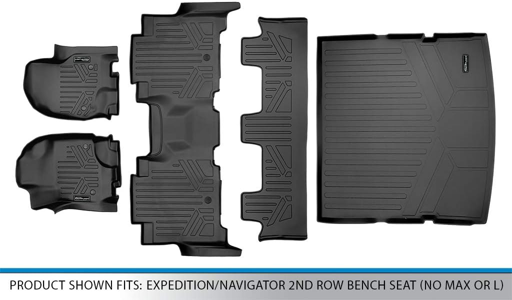 Black Cargo Liner Behind 2nd Row Floor Mats K5715