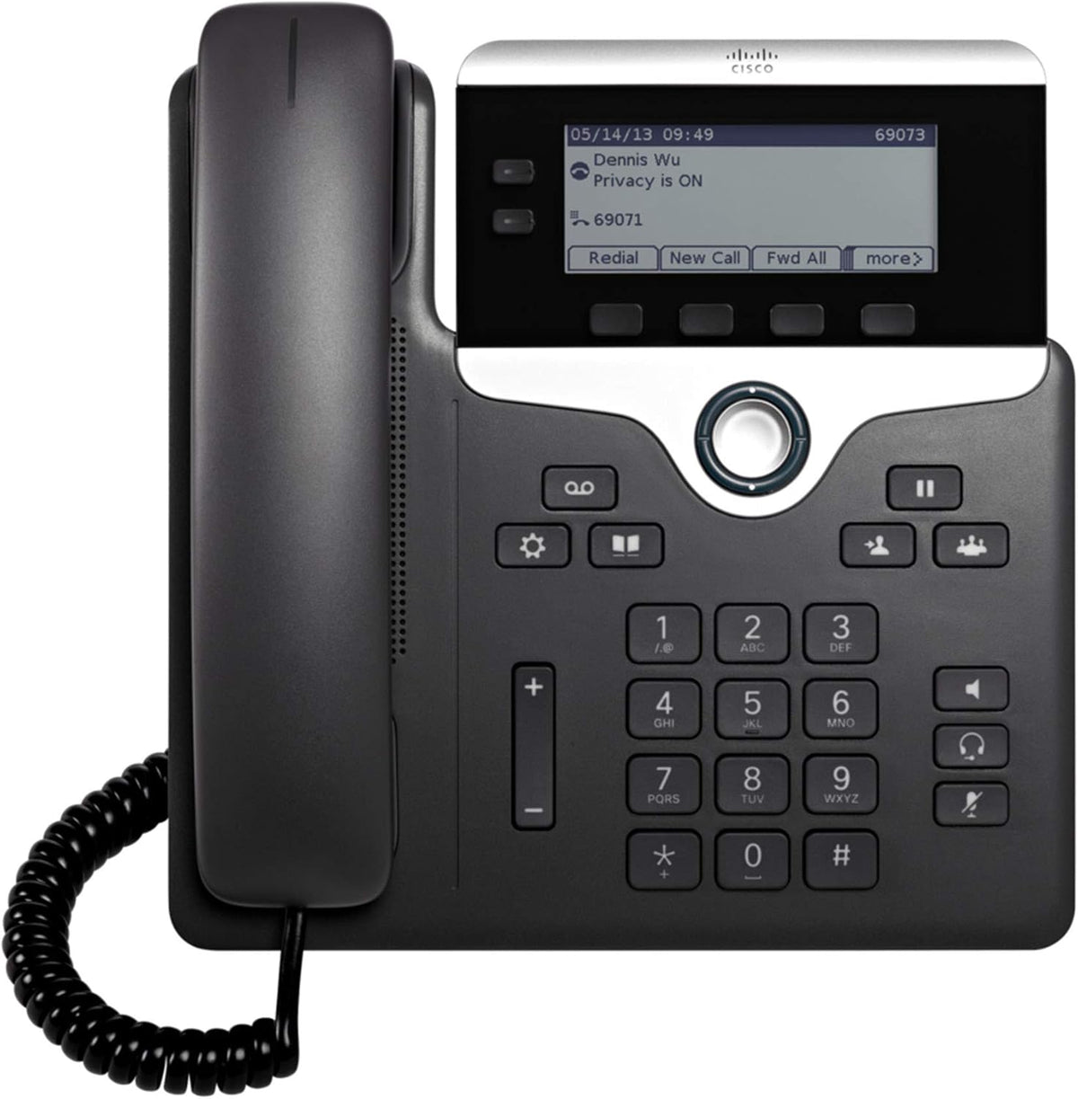 IP Business Phone with 3.5-inch Grayscale Display H295