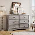6 Drawer Wood Dresser B1069