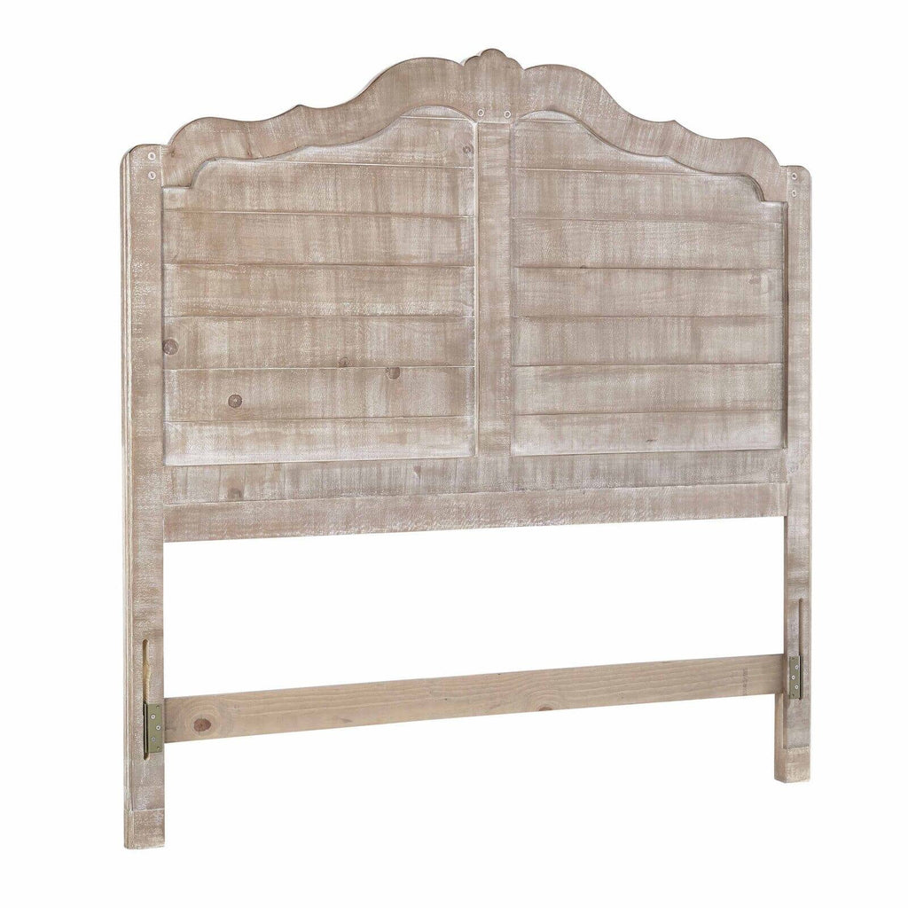 King Wood Headboard in Chalk White M2074