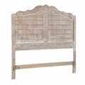 King Wood Headboard in Chalk White M2074