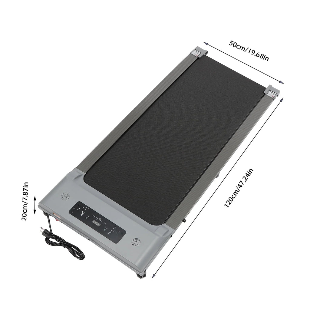 2 in 1 Folding Treadmill, 3.0HP Electric Treadmill with Remote Control and LED Display M776