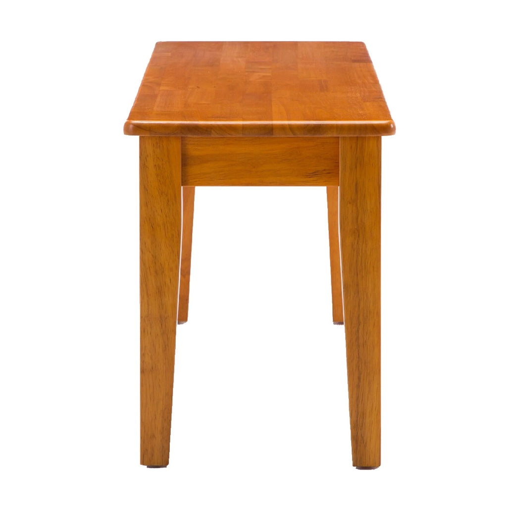 Oak Brown Wood Dining Bench L68772
