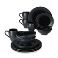 Black 16-Piece Dinnerware Set A724029