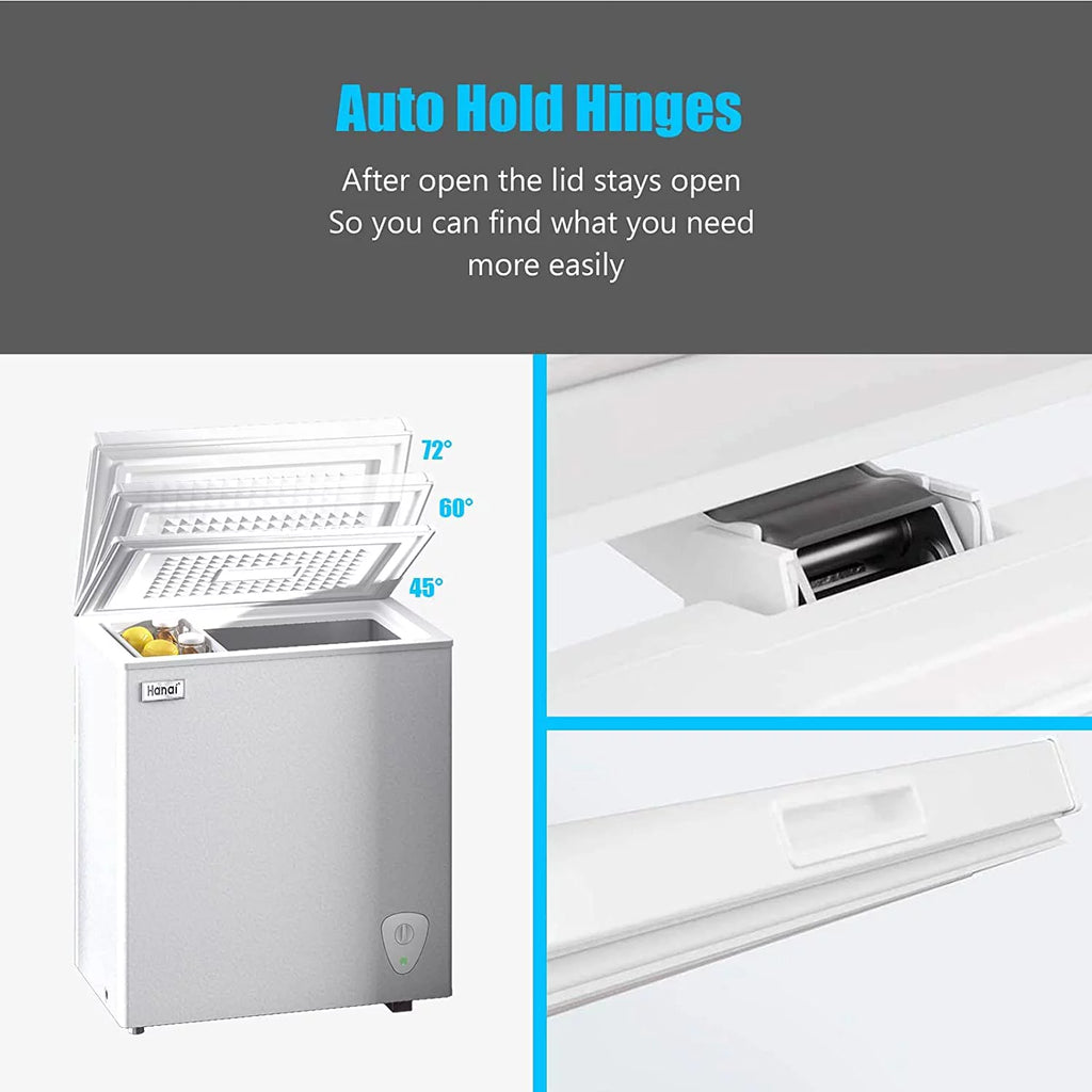5.0 Cubic Chest Freezer with Removable Storage Basket V42757