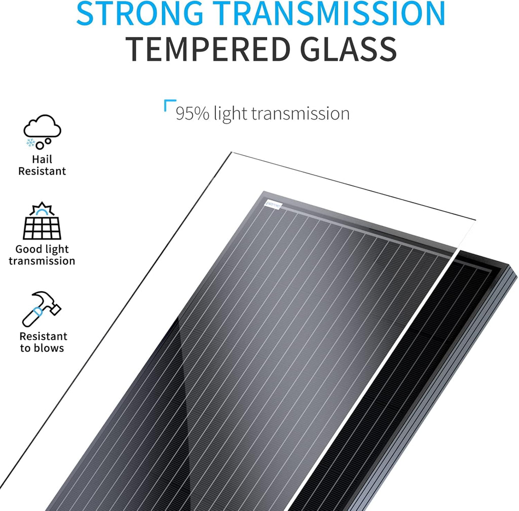200W Black Monocrystalline Solar Panel N720