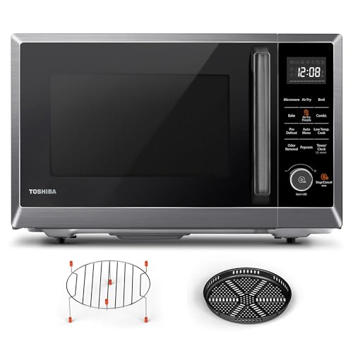 1000W 1.2 Cu Ft Black Countertop Microwave Oven J686
