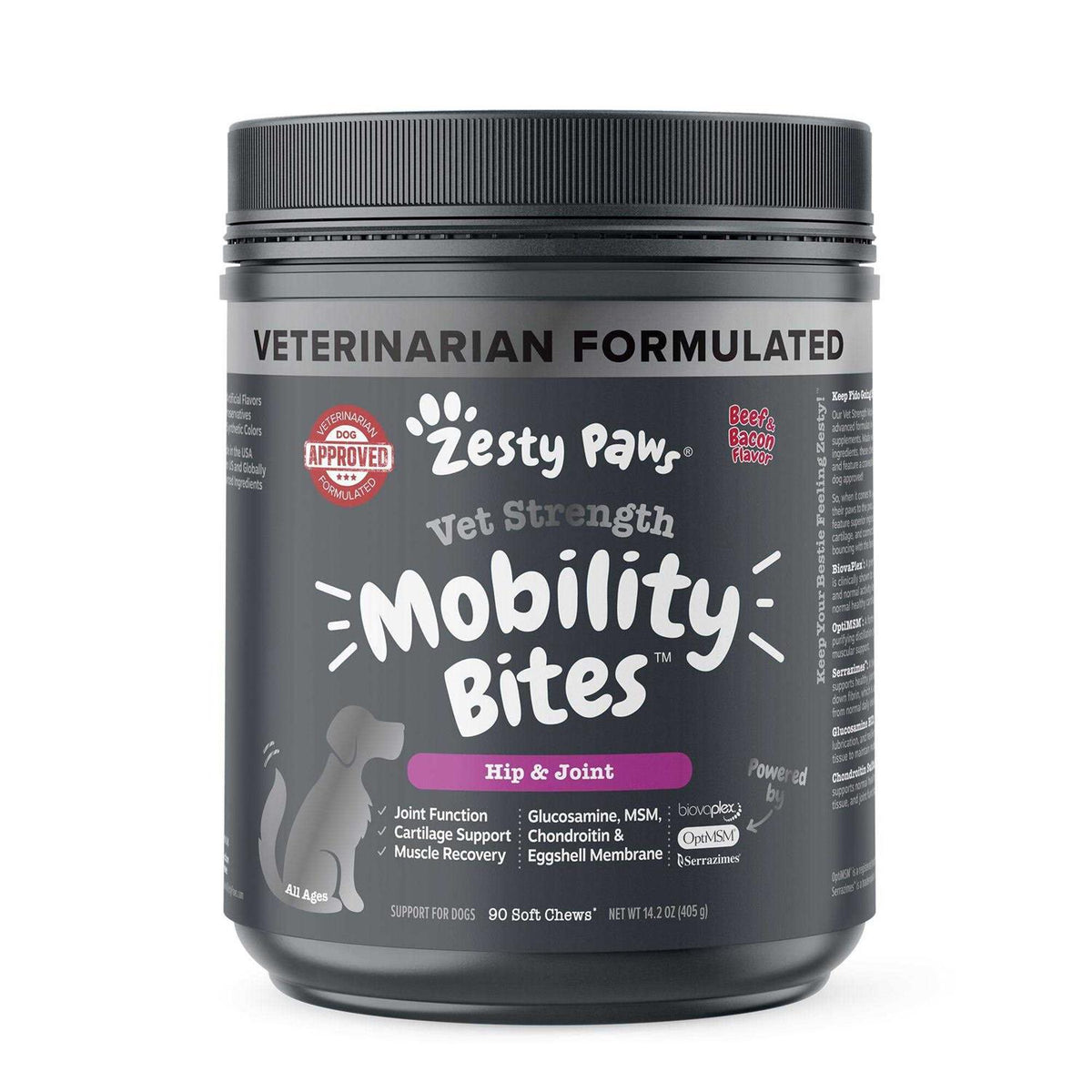Beef & Bacon Flavored Hip & Joint Mobility Chews for Dogs B584805