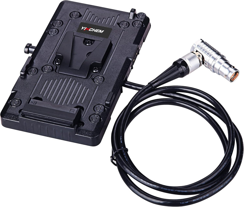 V-Mount Battery Adaptor Plate with D-tap Output and 8 Pin LEMO Connector D586