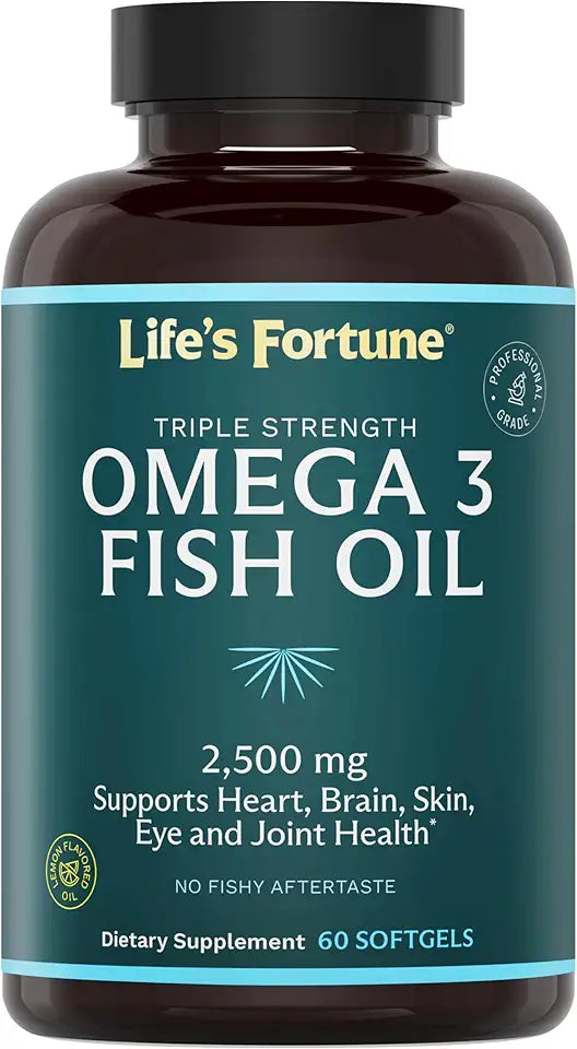 Fish Oil Omega 3 2500 mg 120 Softgels EPA & DHA E45294
