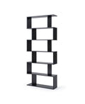 Black 6-Shelf Bookcase V926044