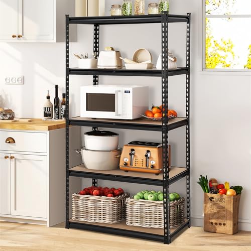 5-Tier Adjustable Heavy Duty Storage Shelves F62914