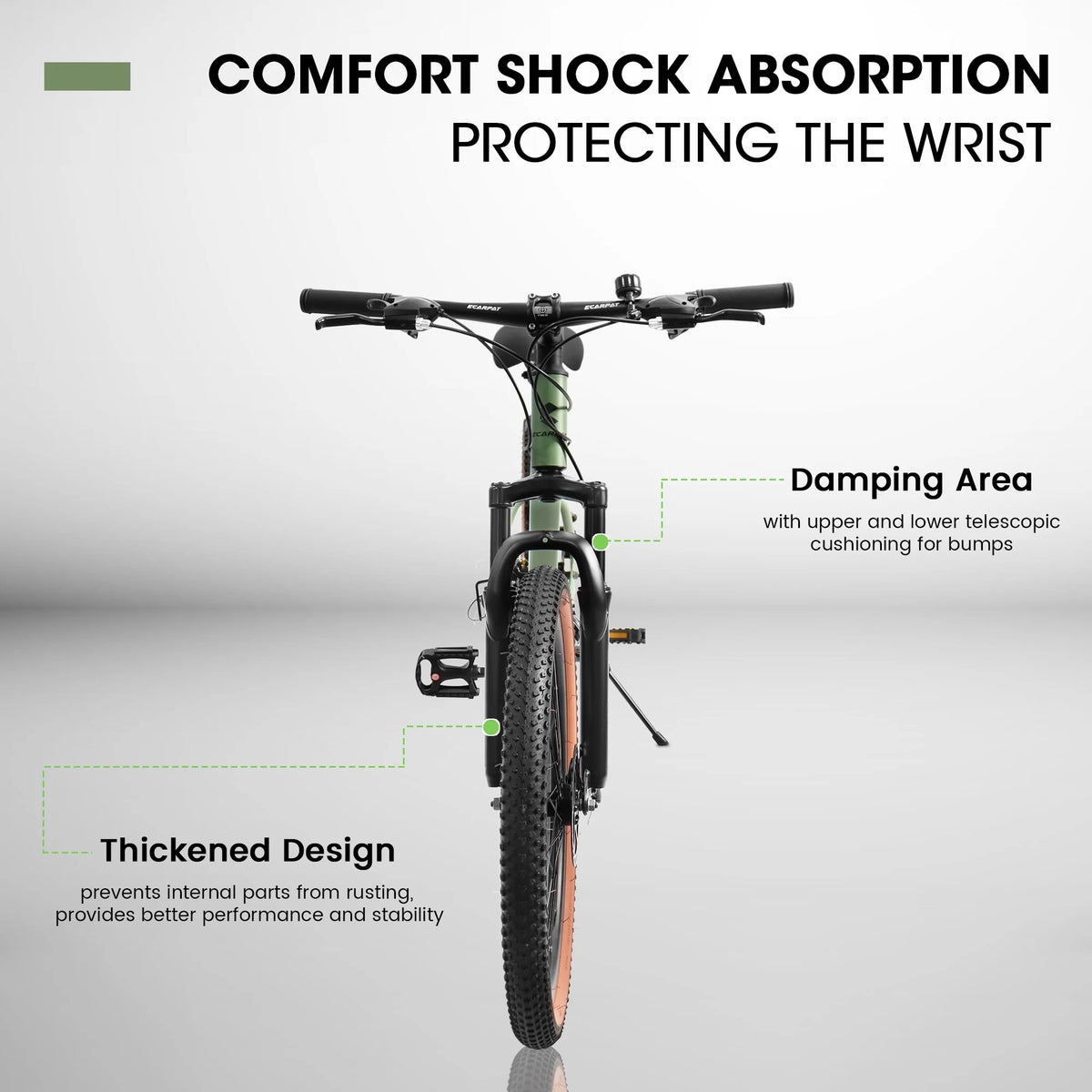 27.5 inch 21 Speeds Black Mountain Bike T122648