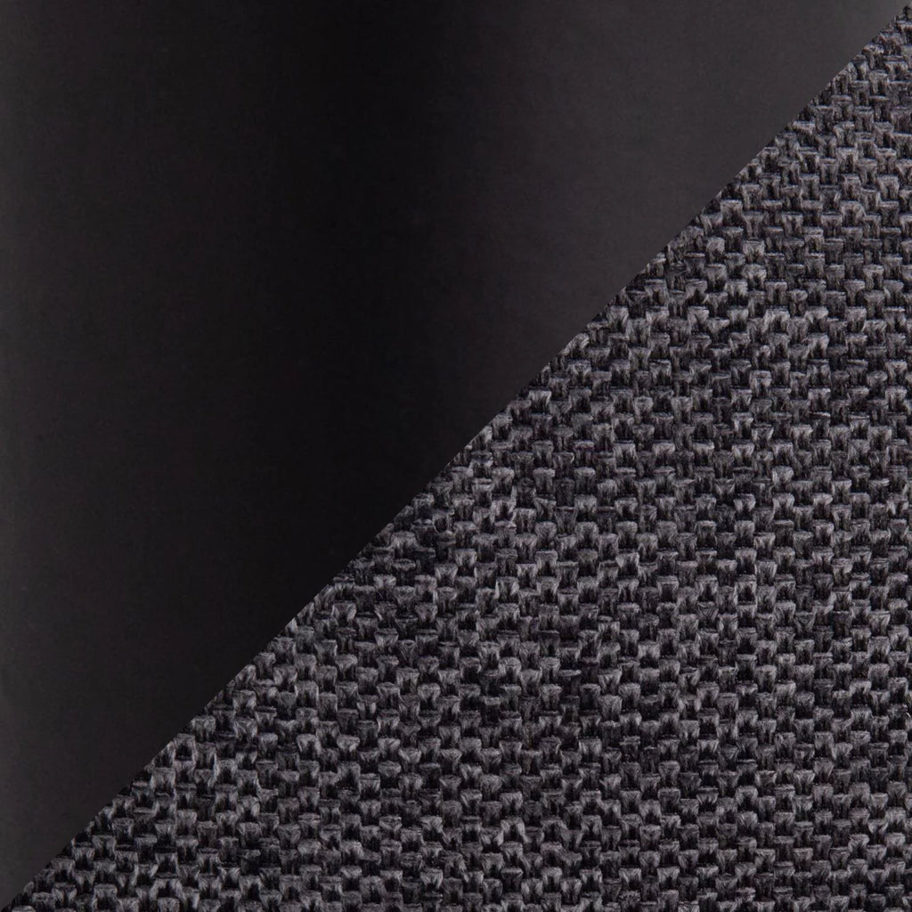 Black Steel and Charcoal Fabric Chair Q898295