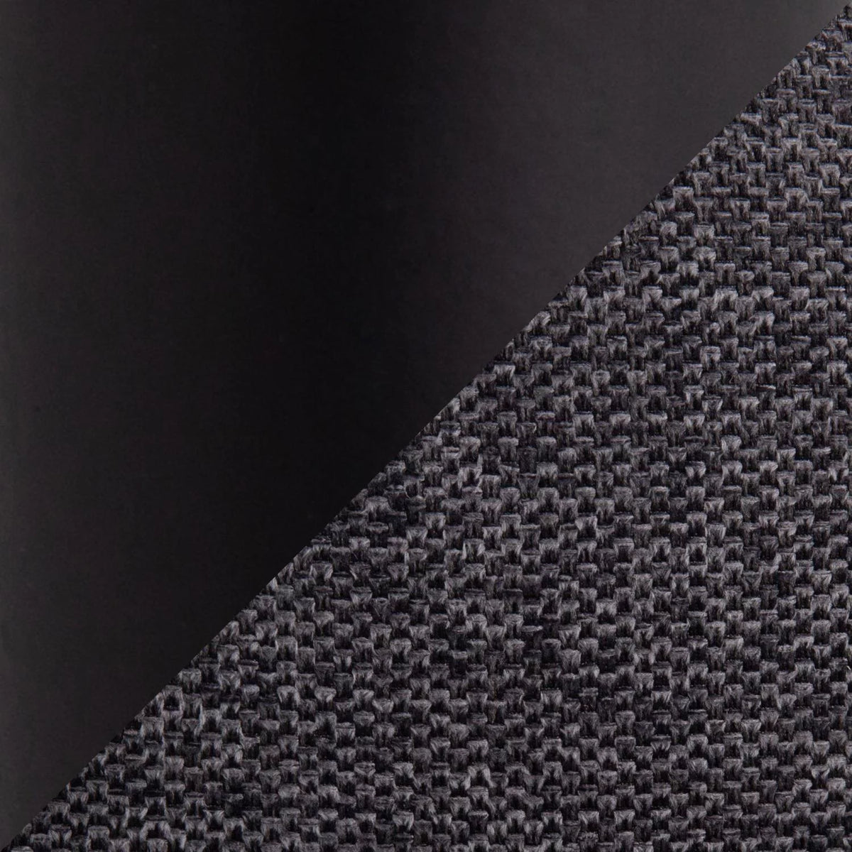 Black Steel and Charcoal Fabric Chair Q898295