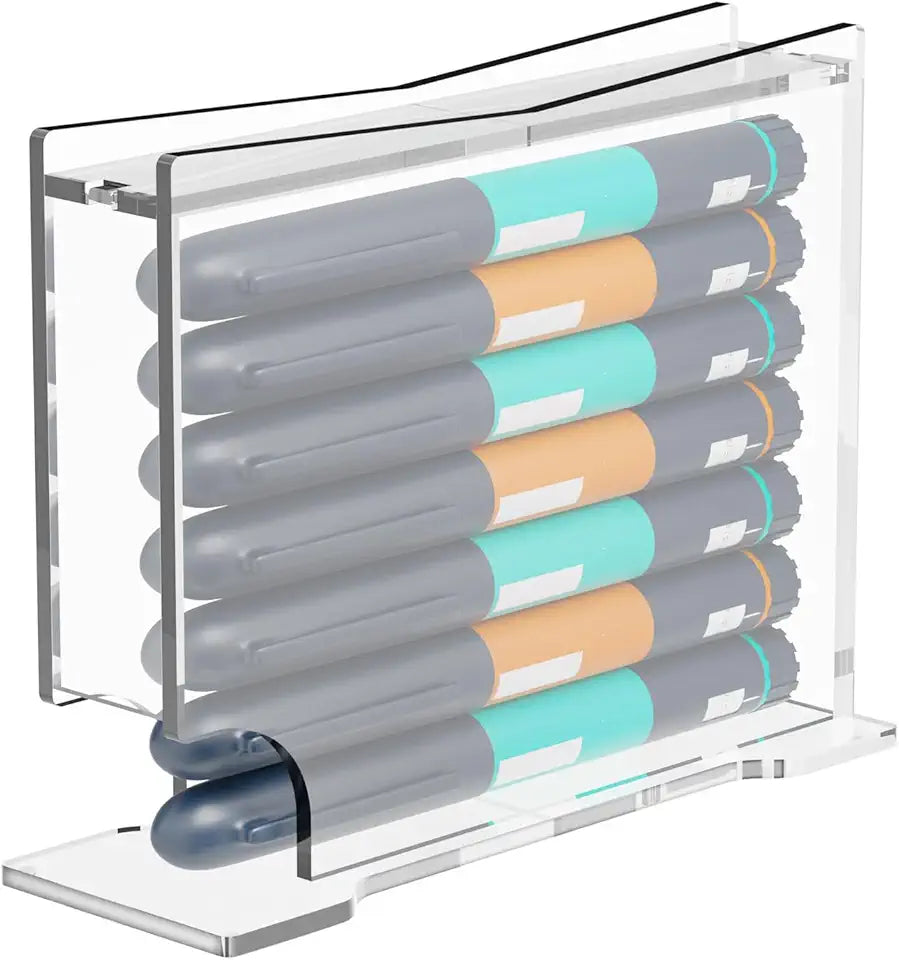 Insulin Pen Storage Box Organizer Case Acrylic 1pc M429946