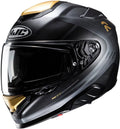 Motorcycle Helmet Gray/Gold MD S6811