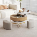 3 in 1 Lift Top Nesting Coffee Table with Storage N163