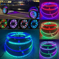 17.5'' LED Wheel Ring Lights Bluetooth Controlled 4 Lights E770145