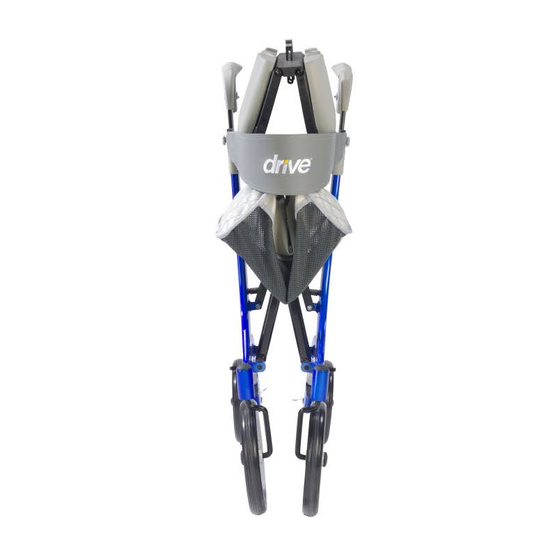 Blue Euro Style Rollator Rolling Walker F114