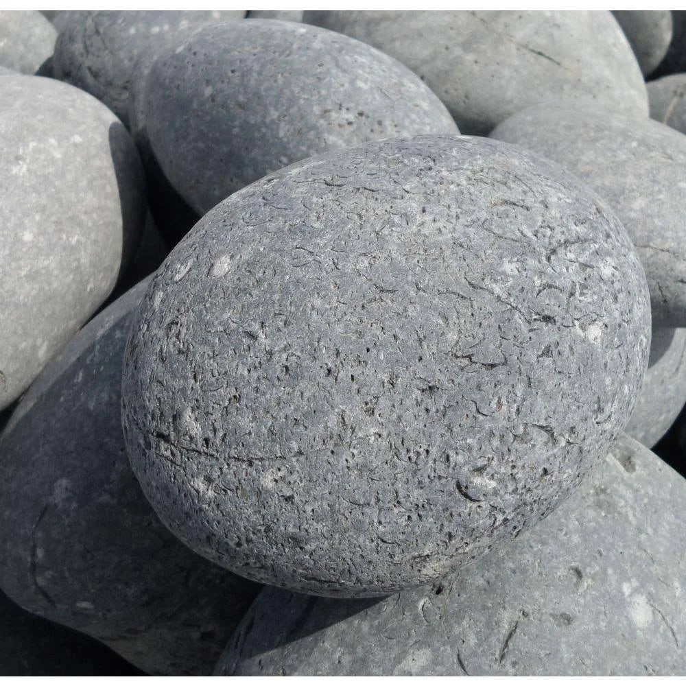 Black Mexican Beach Pebble O356