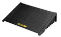 Black 4 Drum Square Spill Control Pallet Ramp D22063