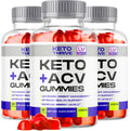 3 Pack Apple Cider Vinegar Gummies 1050MG 60 Gummies Per Bottle W32760
