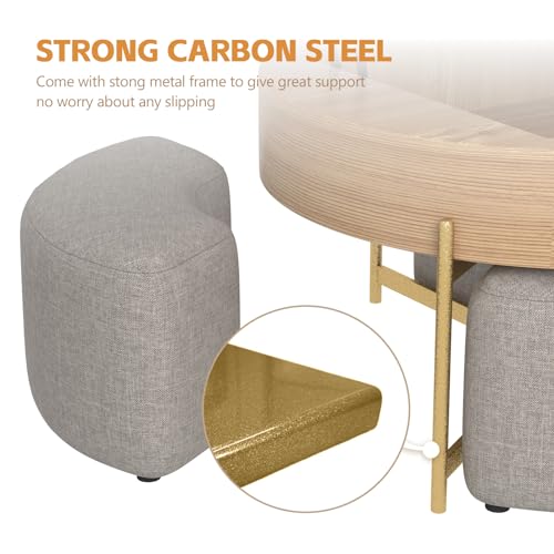 3 in 1 Lift Top Nesting Coffee Table with Storage N163