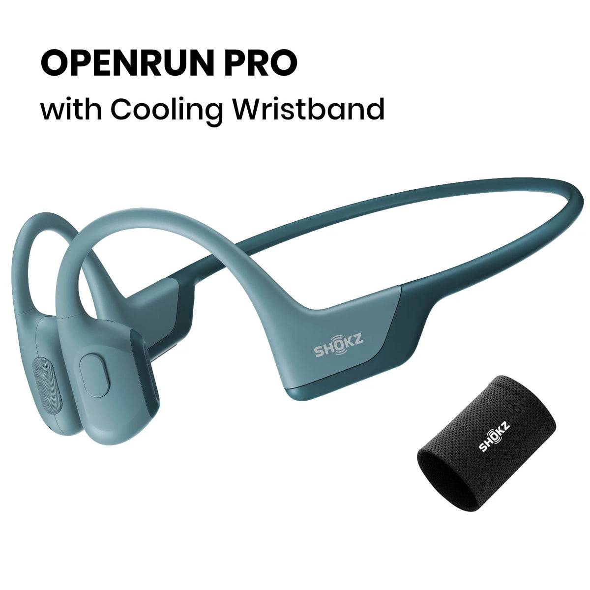 Black Bone Conduction Open Ear Bluetooth Headphones U90304
