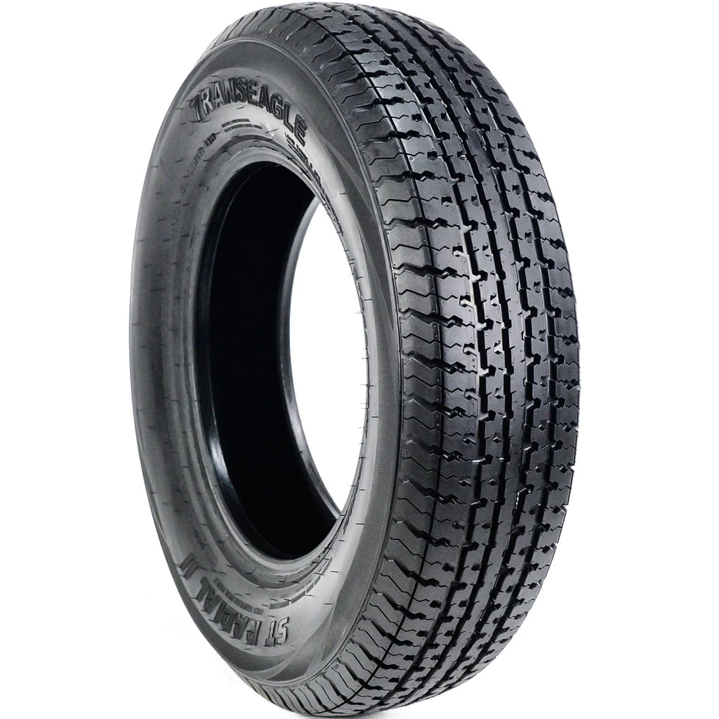 Pair of 2 Steel Belted ST 205/75R15 Load E Trailer Tires Q31691