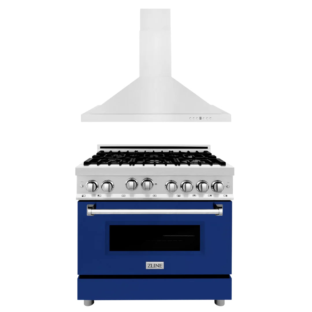 36 in. Gas Range with Range Hood Appliance Package G479723