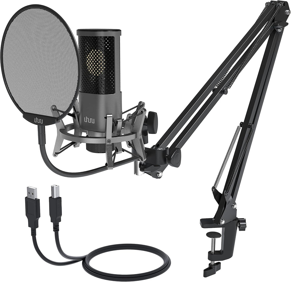 USB Podcast Condenser Microphone Kit Pack of 2 M943358