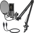 USB Podcast Condenser Microphone Kit Pack of 2 M943358