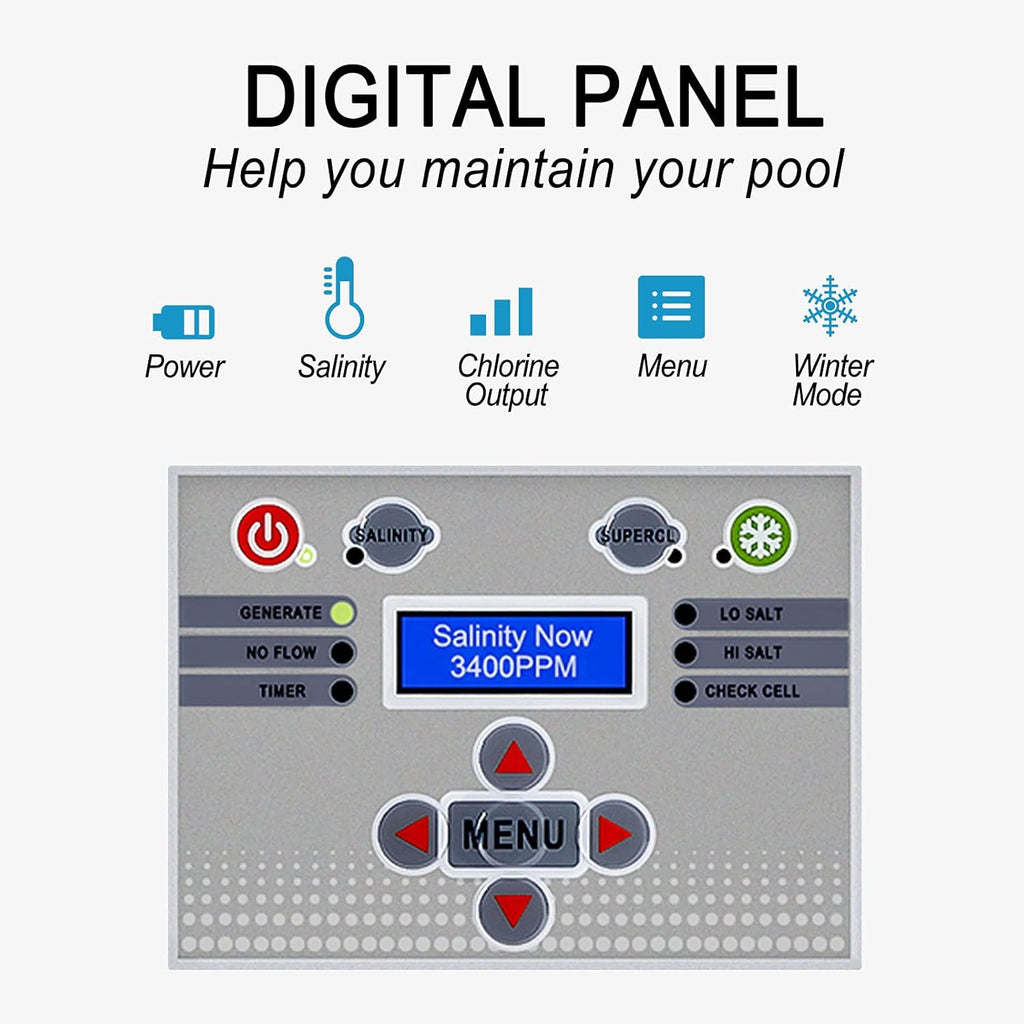 Saltwater Pool Chlorine Generator System for 20K Above Ground Pool K717635
