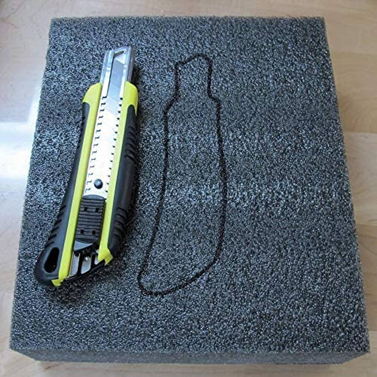 Black 57mm Foam Sheet Drawer Organizer 5 Pack W571428