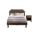 2 Pieces Wood Full Bedroom Set U881